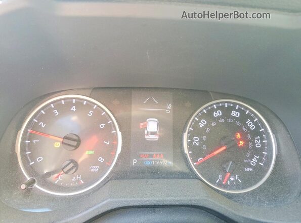 2T3W1RFV1MW117649 2021 TOYOTA RAV4 White Սարքավորումների վահանակի տեսք