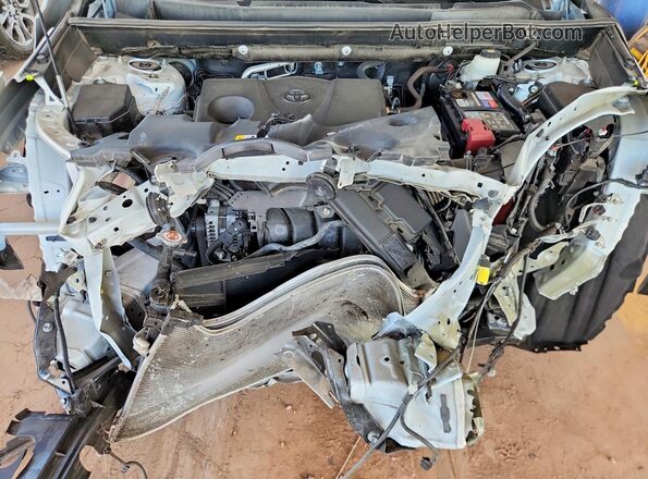 2T3W1RFV1MW159660 2021 TOYOTA RAV4 White Engine compartment view