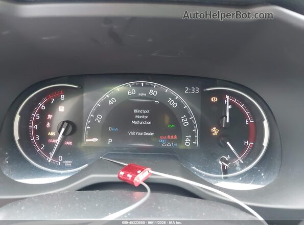 2T3W1RFV1RC276048 2024 TOYOTA RAV4 Gray უკანა სავარძლების ხედი