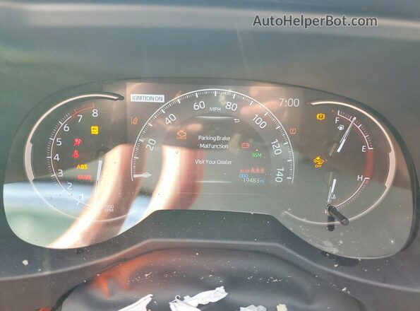 2T3W1RFV1SC336464 2025 TOYOTA RAV4 Gray Vista del cuadro de instrumentos