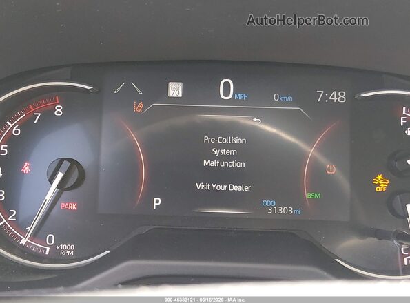 2T3W1RFV1SW383833 2025 TOYOTA RAV4 White Հետևի նստատեղերի տեսք