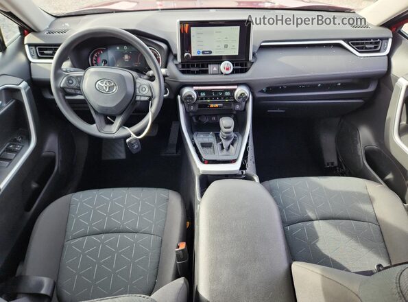 2T3W1RFV1SW435302 2025 TOYOTA RAV4 Красный Вид панели приборов