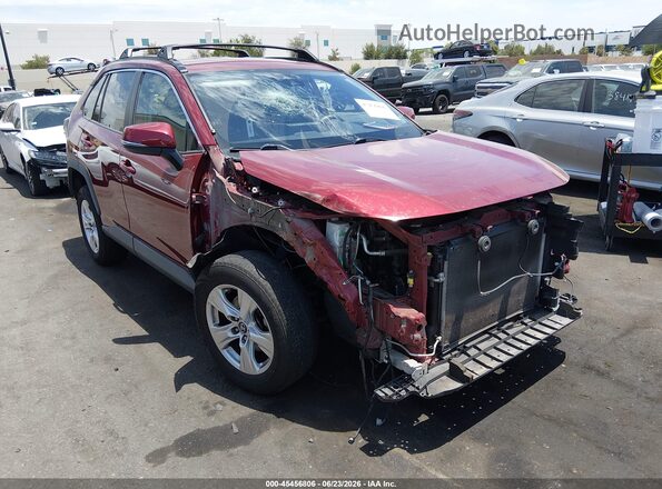 2T3W1RFV2LW078990 2020 TOYOTA RAV4 Burgundy Front view
