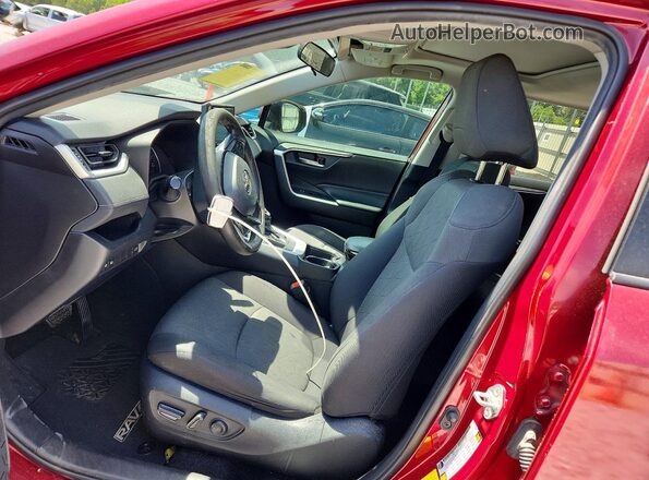 2T3W1RFV2LW099211 2020 TOYOTA RAV4 Red Widok wnętrza z przodu