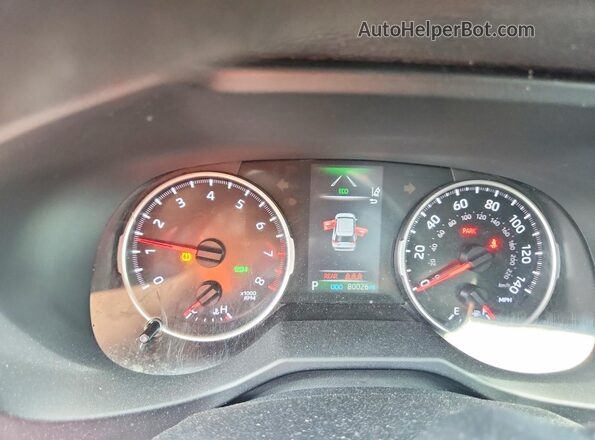 2T3W1RFV2LW099211 2020 TOYOTA RAV4 Red Widok zestawu wskaźników