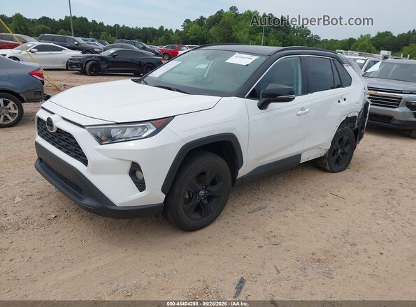 2T3W1RFV2MC118391 2021 TOYOTA RAV4 White წინა მარცხენა ხედი სამი მეოთხედიდან