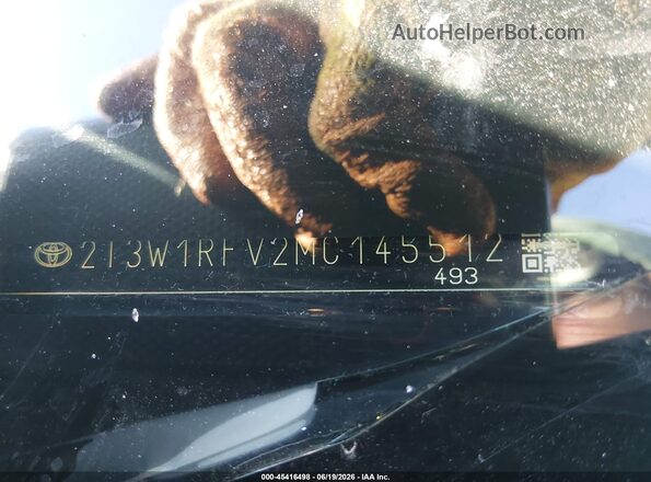 2T3W1RFV2MC145512 2021 TOYOTA RAV4 Black 