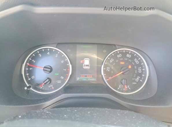 2T3W1RFV2MW119152 2021 TOYOTA RAV4 Red ხელსაწყოთა პანელის ხედი