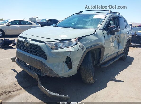 2T3W1RFV2MW127803 2021 TOYOTA RAV4 Gray Передня ліва чверть