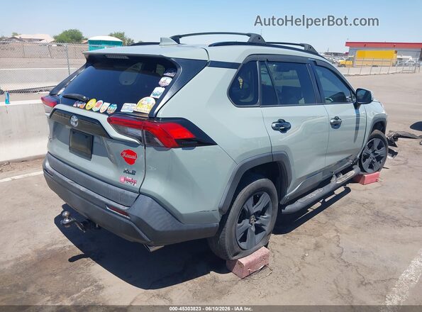 2T3W1RFV2MW127803 2021 TOYOTA RAV4 Gray Задня права чверть
