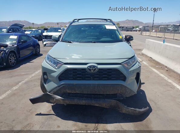 2T3W1RFV2MW127803 2021 TOYOTA RAV4 Gray Вид щитка приладів