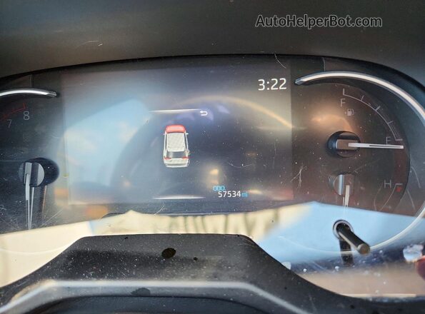 2T3W1RFV2RW316071 2024 TOYOTA RAV4 Black Вид щитка приладів