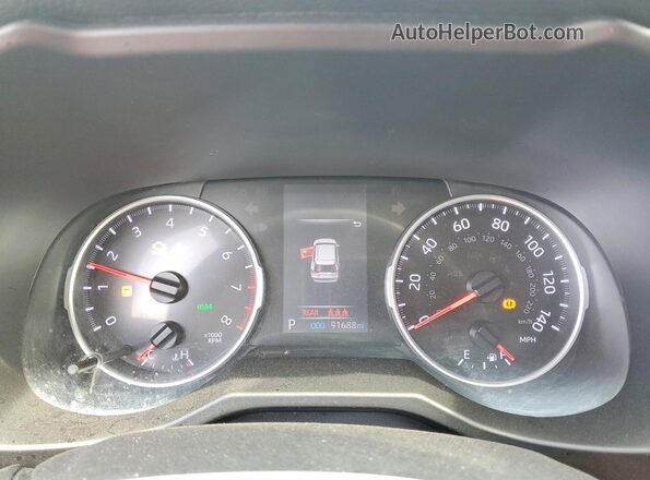2T3W1RFV3LC060645 2020 TOYOTA RAV4 Green Вид щитка приладів