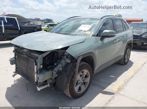 2T3W1RFV3NW185484 2022 TOYOTA RAV4 Gray Առջևի ձախ երեք քառորդ տեսարան