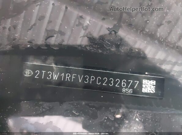 2T3W1RFV3PC232677 2023 TOYOTA RAV4 Black Շարժիչի բաժամունքի տեսք