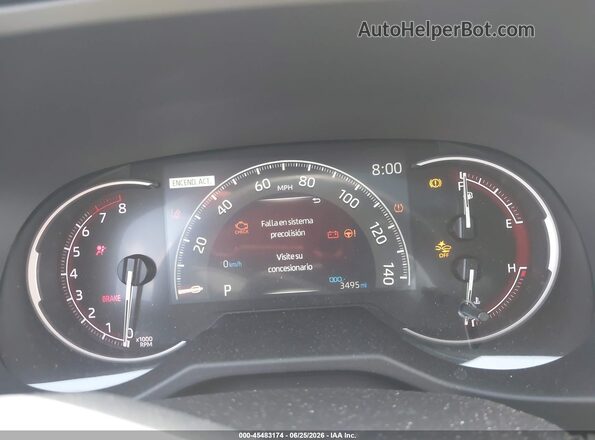 2T3W1RFV3SW420378 2025 TOYOTA RAV4 Red Հետևի նստատեղերի տեսք