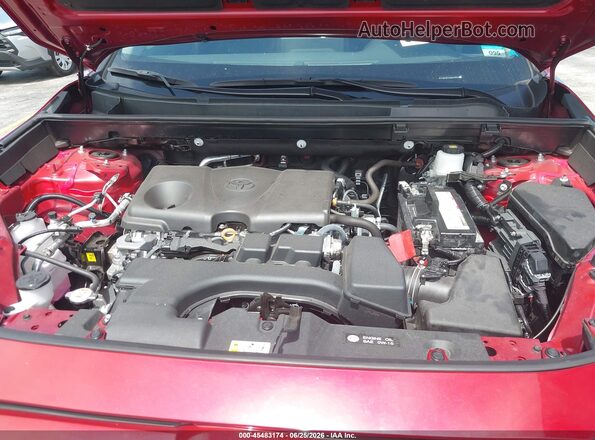 2T3W1RFV3SW420378 2025 TOYOTA RAV4 Red Հետևի տեսք