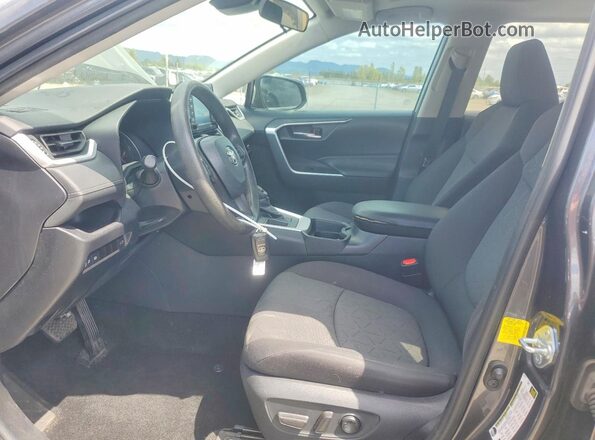 2T3W1RFV4MC100989 2021 TOYOTA RAV4 Gray Widok wnętrza z przodu