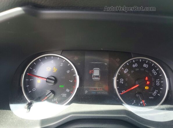 2T3W1RFV4MC100989 2021 TOYOTA RAV4 Gray Widok zestawu wskaźników