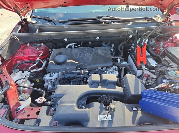 2T3W1RFV4NW200171 2022 TOYOTA RAV4 Красный Вид подкапотного пространства
