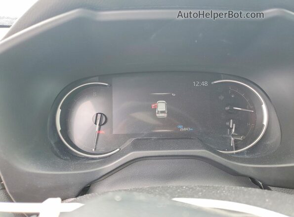2T3W1RFV4SC330528 2025 TOYOTA RAV4 White ხელსაწყოთა პანელის ხედი