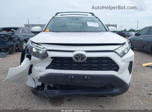 2T3W1RFV4SC339469 2025 TOYOTA RAV4 White Instrument cluster view