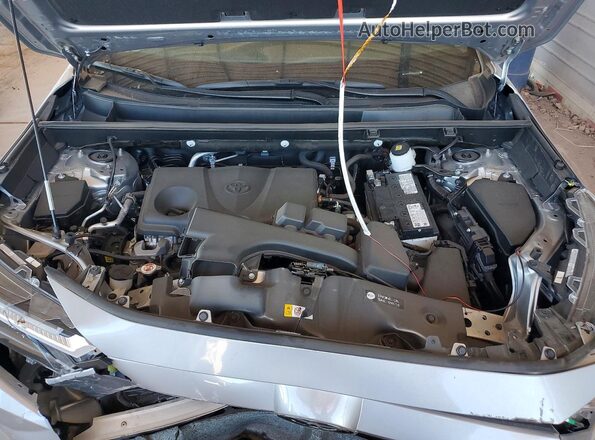 2T3W1RFV4SC359379 2025 TOYOTA RAV4 Silver Engine compartment view