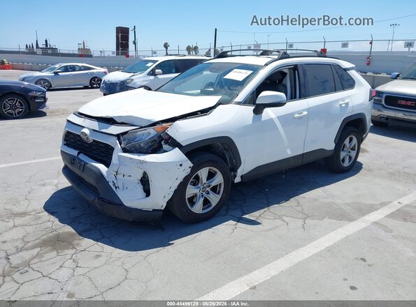2T3W1RFV5LW096366 2020 TOYOTA RAV4 White წინა მარცხენა ხედი სამი მეოთხედიდან