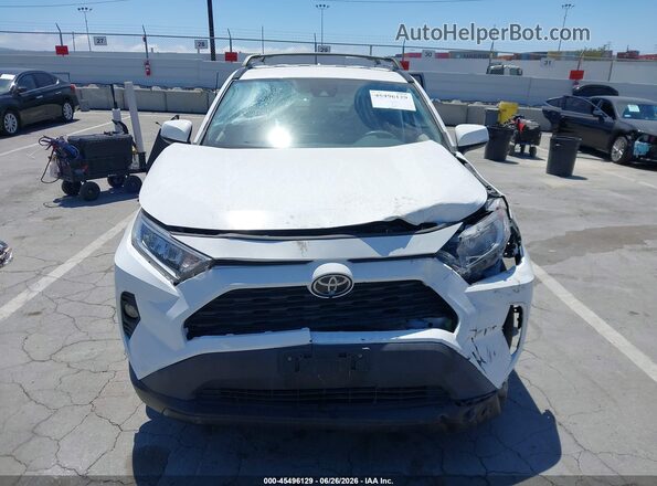 2T3W1RFV5LW096366 2020 TOYOTA RAV4 White ხელსაწყოთა პანელის ხედი