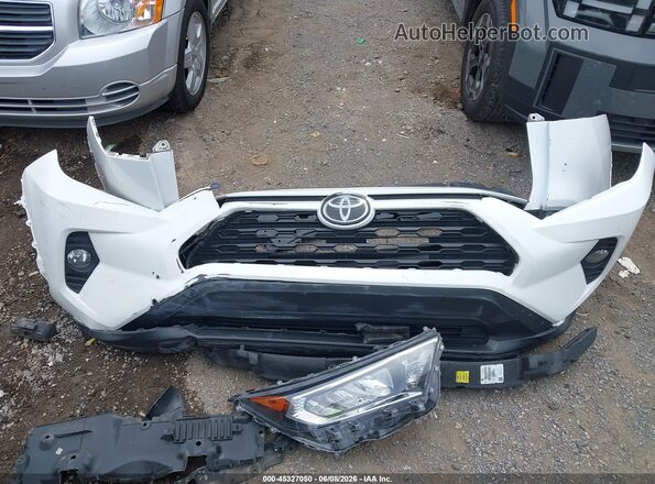 2T3W1RFV5MC101729 2021 TOYOTA RAV4 White Instrument cluster view