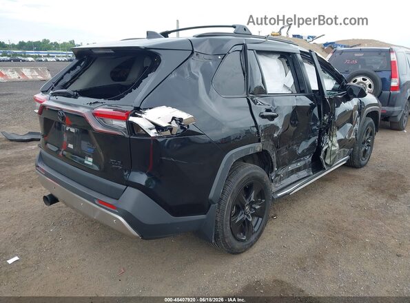 2T3W1RFV5MC157797 2021 TOYOTA RAV4 Black უკანა მარჯვენა