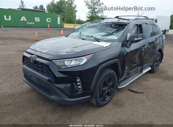 2T3W1RFV5MC157797 2021 TOYOTA RAV4 Black წინა მარცხენა ხედი სამი მეოთხედიდან