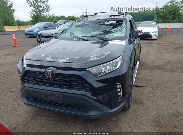 2T3W1RFV5MC157797 2021 TOYOTA RAV4 Black ხელსაწყოთა პანელის ხედი