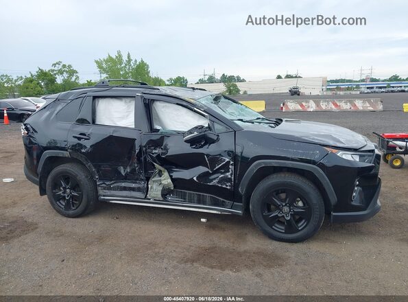 2T3W1RFV5MC157797 2021 TOYOTA RAV4 Black უკანა სალონის ხედი