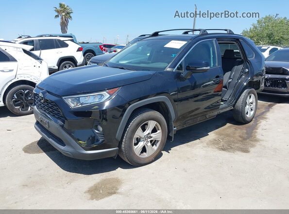 2T3W1RFV6MC129653 2021 TOYOTA RAV4 Black Vista tres cuartos delantera izquierda