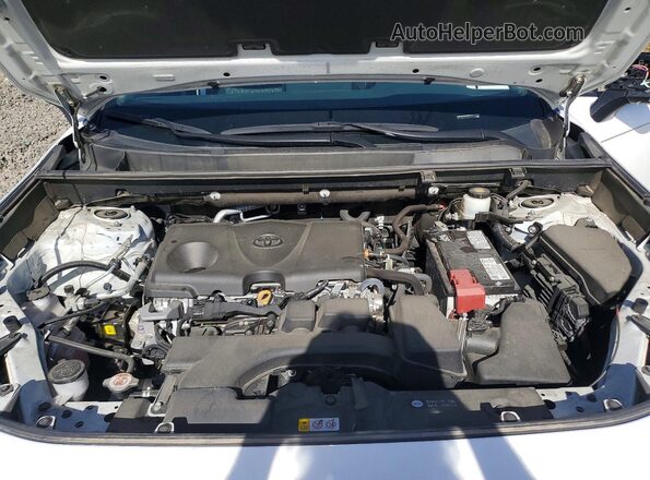 2T3W1RFV6NC173198 2022 TOYOTA RAV4 White Vista del compartimento del motor