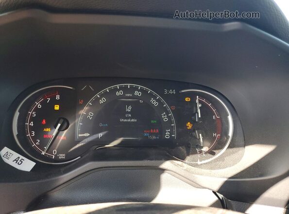 2T3W1RFV6SW431116 2025 TOYOTA RAV4 Silver Widok zestawu wskaźników