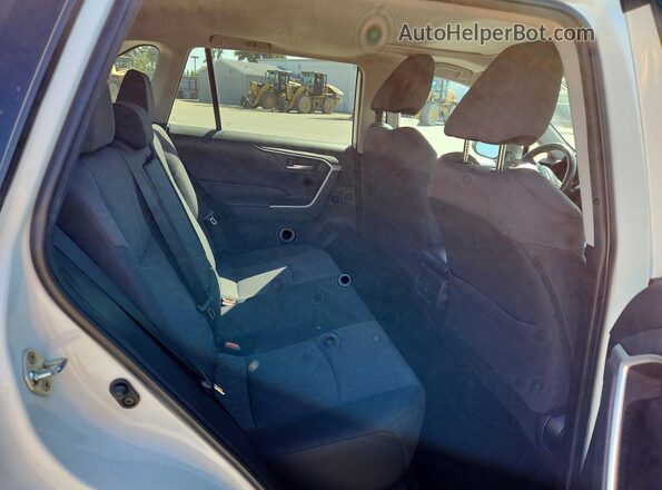 2T3W1RFV7KC008112 2019 TOYOTA RAV4 White Rear seats view