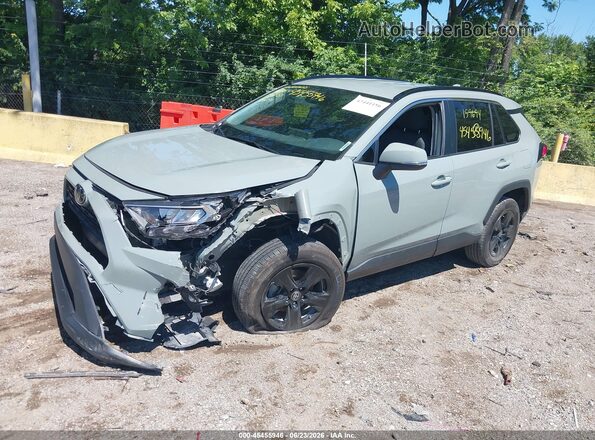 2T3W1RFV7MW159694 2021 TOYOTA RAV4 Gray Передня ліва чверть