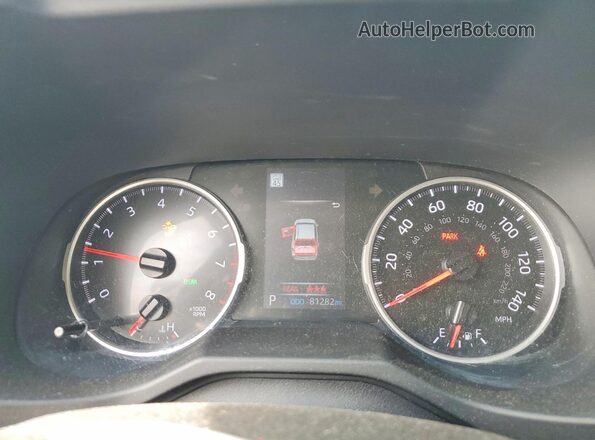 2T3W1RFV7MW163745 2021 TOYOTA RAV4 White Вид щитка приладів