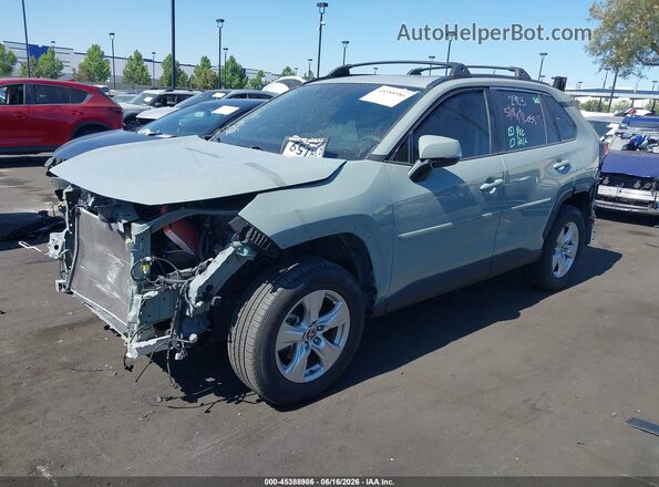 2T3W1RFV7MW179458 2021 TOYOTA RAV4 Зеленый Передняя левая четверть