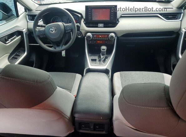 2T3W1RFV8KW009199 2019 TOYOTA RAV4 Green Dashboard view