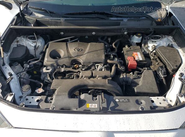 2T3W1RFV8KW013124 2019 TOYOTA RAV4 White ძრავის განყოფილების ხედი