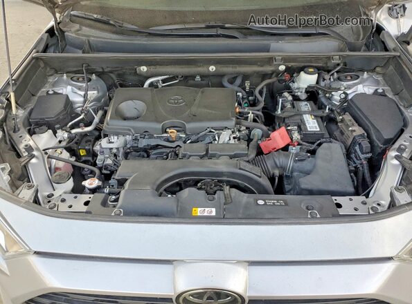 2T3W1RFV8LC044831 2020 TOYOTA RAV4 Silver Вид підкапотного простору