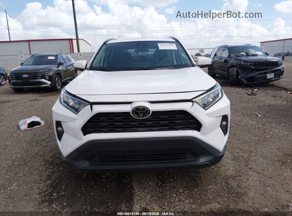 2T3W1RFV8LC052945 2020 TOYOTA RAV4 White Вид щитка приладів