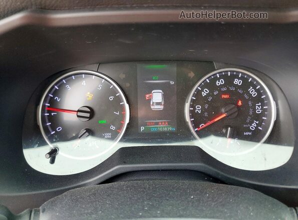 2T3W1RFV8MW105031 2021 TOYOTA RAV4 Black Instrument cluster view