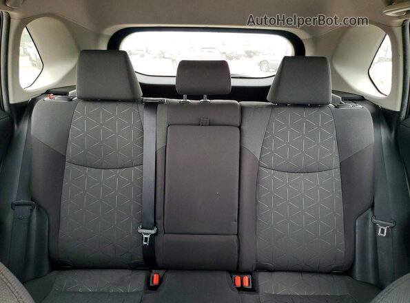 2T3W1RFV8MW105031 2021 TOYOTA RAV4 Black Rear seats view