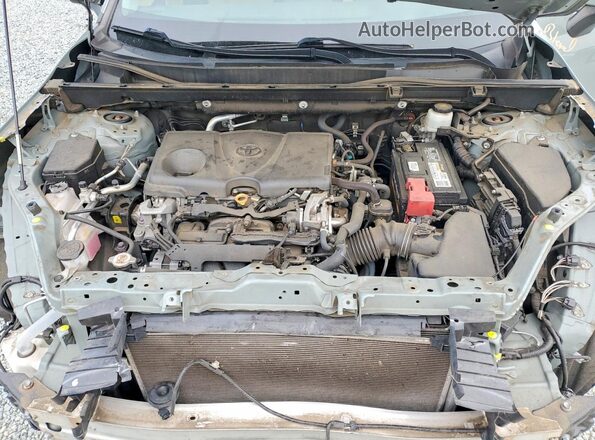 2T3W1RFV8MW134383 2021 TOYOTA RAV4 Gray ძრავის განყოფილების ხედი