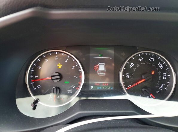 2T3W1RFV8MW134383 2021 TOYOTA RAV4 Gray ხელსაწყოთა პანელის ხედი