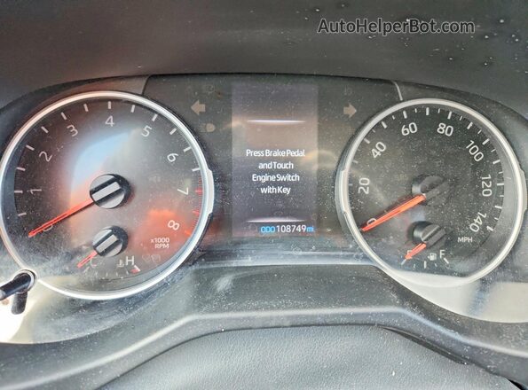 2T3W1RFV8MW137669 2021 TOYOTA RAV4 Черный Вид щитка приборов